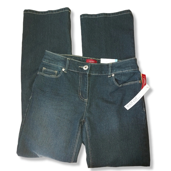 NWT Contrast Bootcut Jeans - Picture 1 of 7